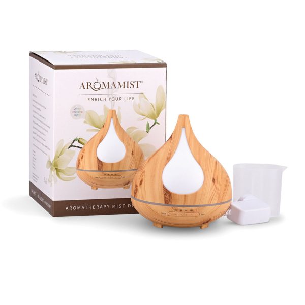 Aromamatic Ultrasonic Mist Woodgrain Diffuser Beech_media-01