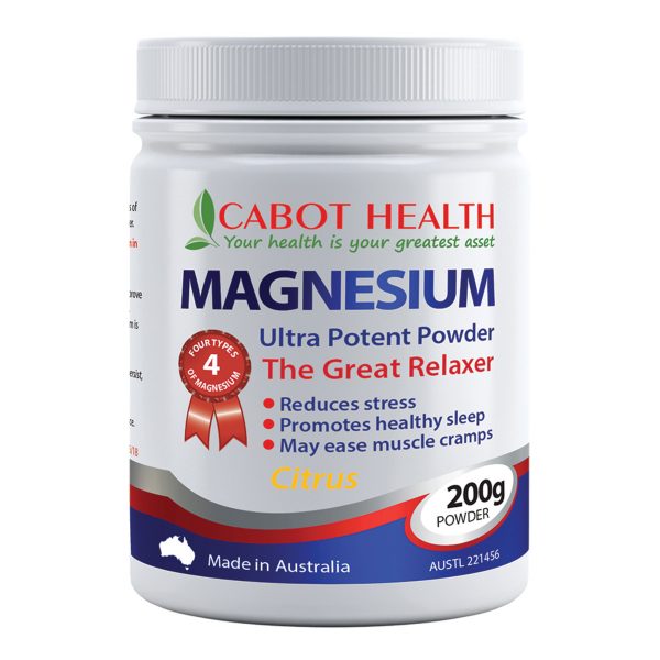 Cabot Health Magnesium Ultra Potent Citrus Powder 200g_media-01