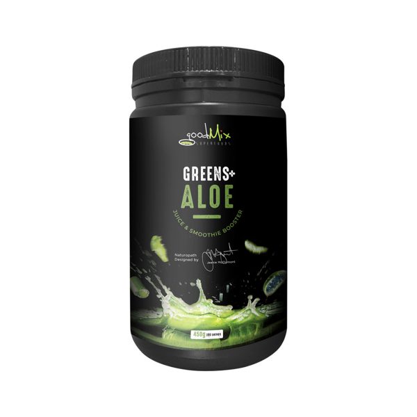 GoodMix Greens plus Aloe (Juice Smoothie Booster) 450g_Media-01