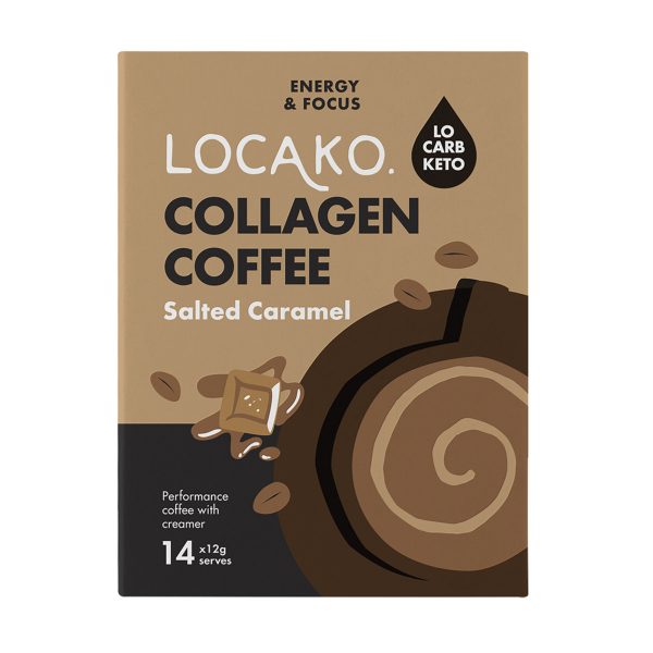 Locako Collagen Coffee Sachet Salted Caramel 12g x 14 Pack_media-01