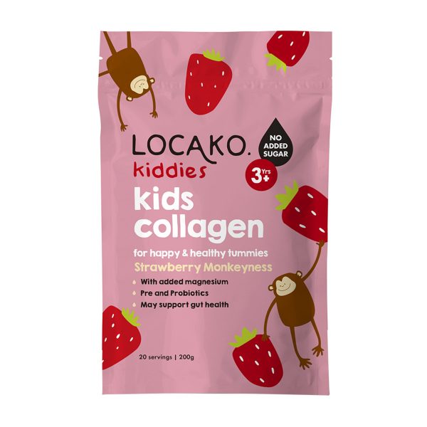 Locako Kiddies Kids Collagen Strawberries Monkeyness 200g_media-01