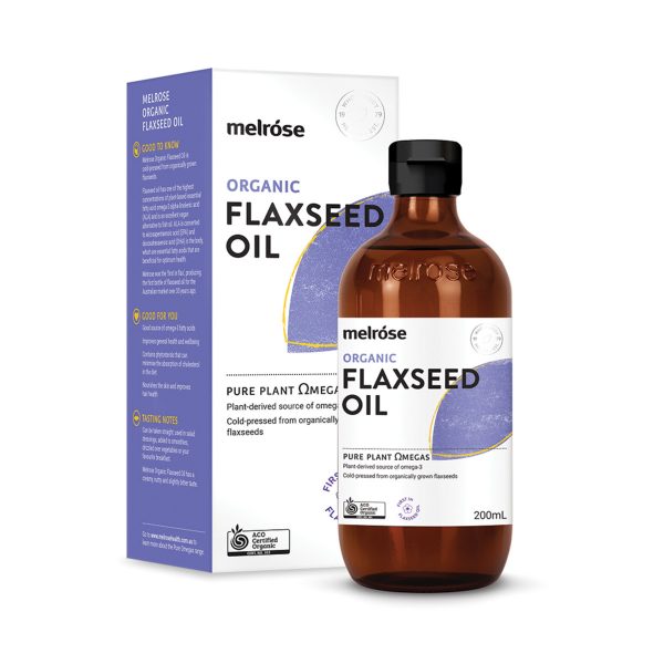 Melrose Organic Flax Oil 200ml_media-01