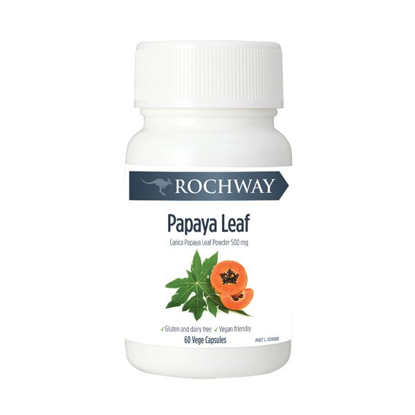 Rochway Papaya Leaf 500mg 60vc_media-01