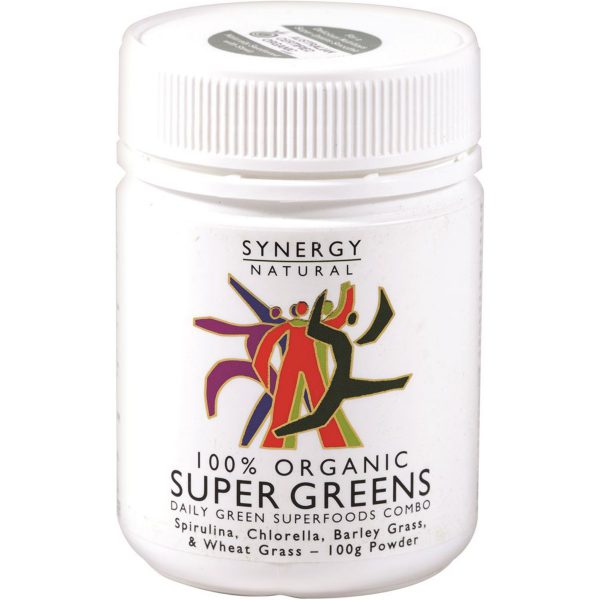 Synergy Natural Organic Super Greens Powder 100g_media-01