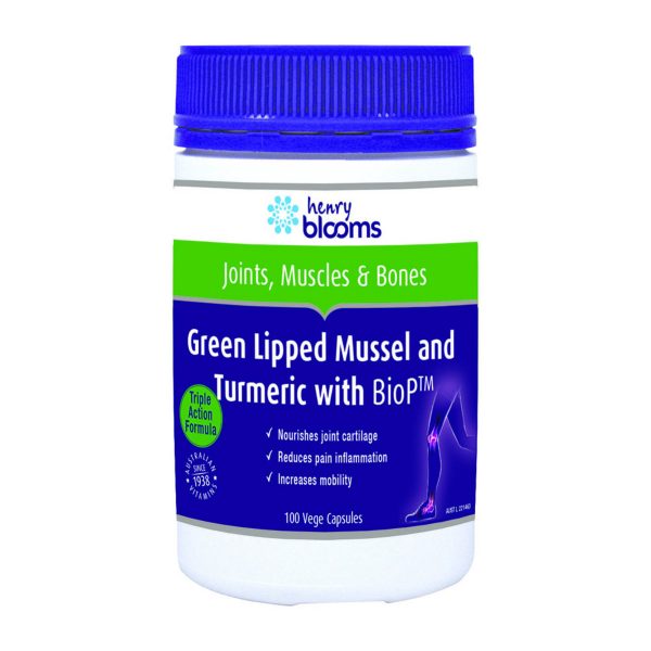 Blooms Green Lipped Mussel 500mg Turmeric with BioP 100vc_media-01