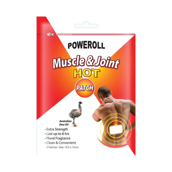 Glimlife Poweroll Muscle and Joint Patch Hot x 3pk_media-01