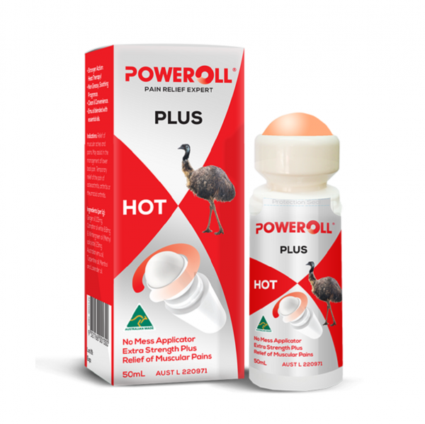 Poweroll Pain Relief Oil Plus (Hot) Roll On 50ml-1