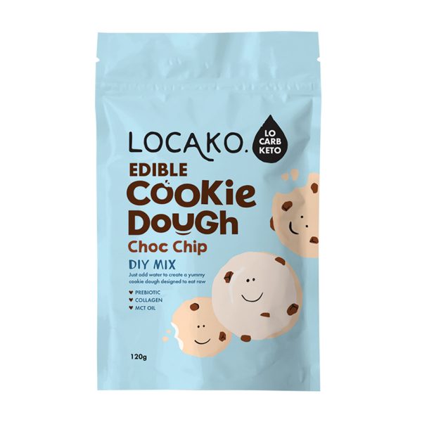 Locako Edible Cookie Dough Choc Chip (DIY Mix) 120g_media-01