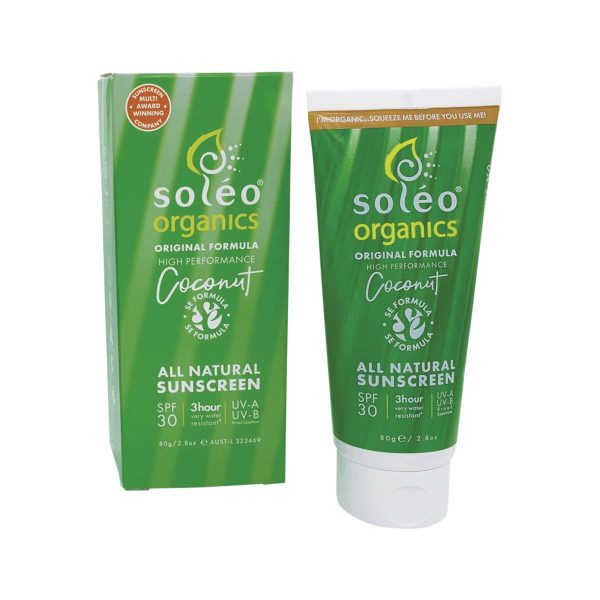 Soleo Org All Nat. Sunscreen SPF30 Orig Form Coconut 80g_media-01