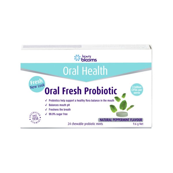 Blooms Oral Fresh Probiotic Chewable Peppermint x 24 Pack_media-01