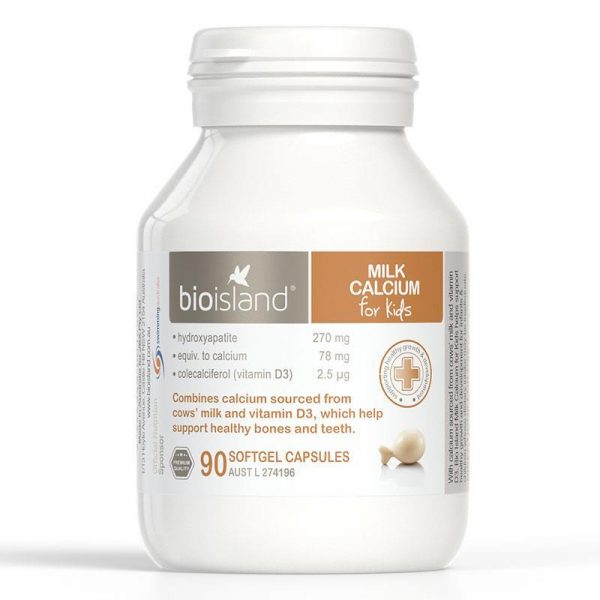 Bio Island Milk Calcium Kids 90 Capsules_media-01