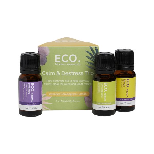 ECO Aroma Essential Oil Trio Calm and Destress 10ml x 3 Pack_media-01